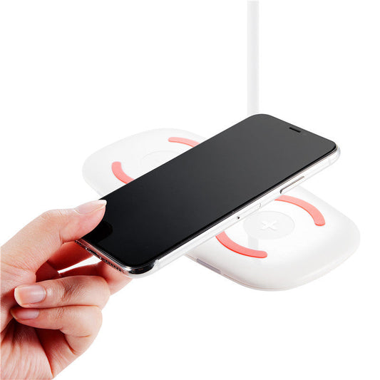 JMT-855050 USB Smart Night Light with Wireless Charging, 8 Warm Color Lamp Beads, ABS & Silicone, 3.5W Speaker