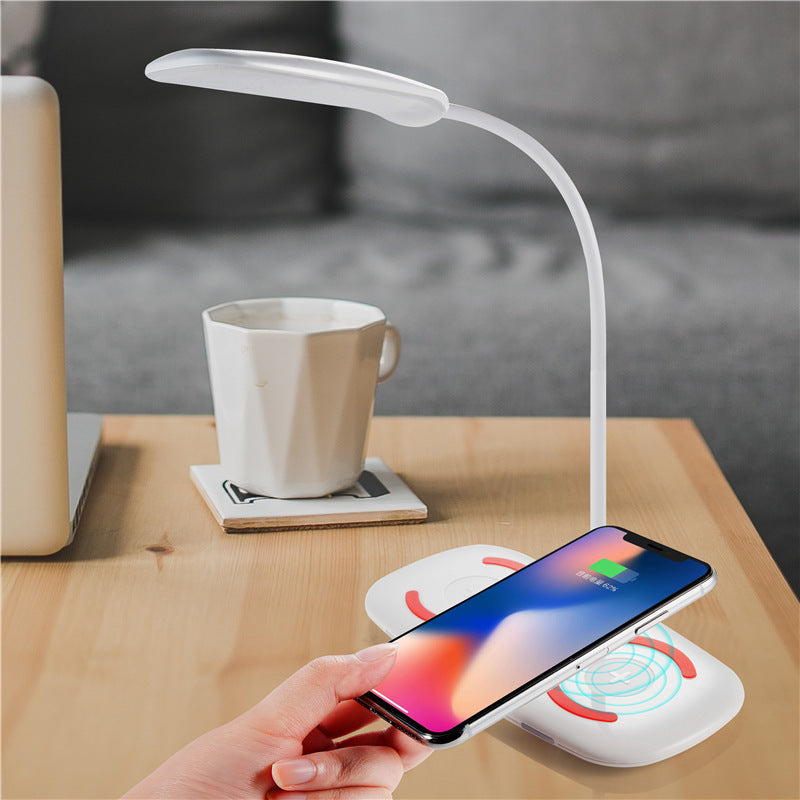 JMT-855050 USB Smart Night Light with Wireless Charging, 8 Warm Color Lamp Beads, ABS & Silicone, 3.5W Speaker