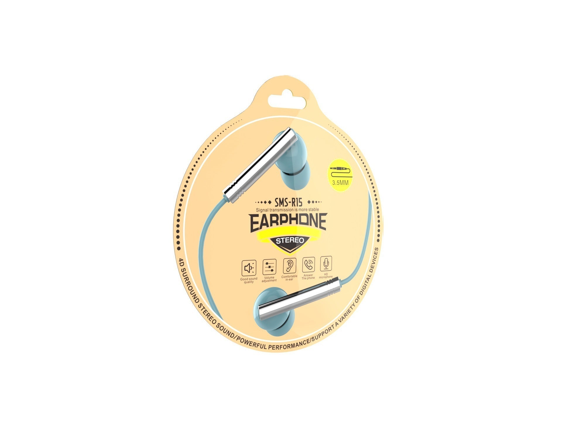 JMT-855178 In-Ear Wired Gaming Headset with In-Line Mic and 3.5mm Plug