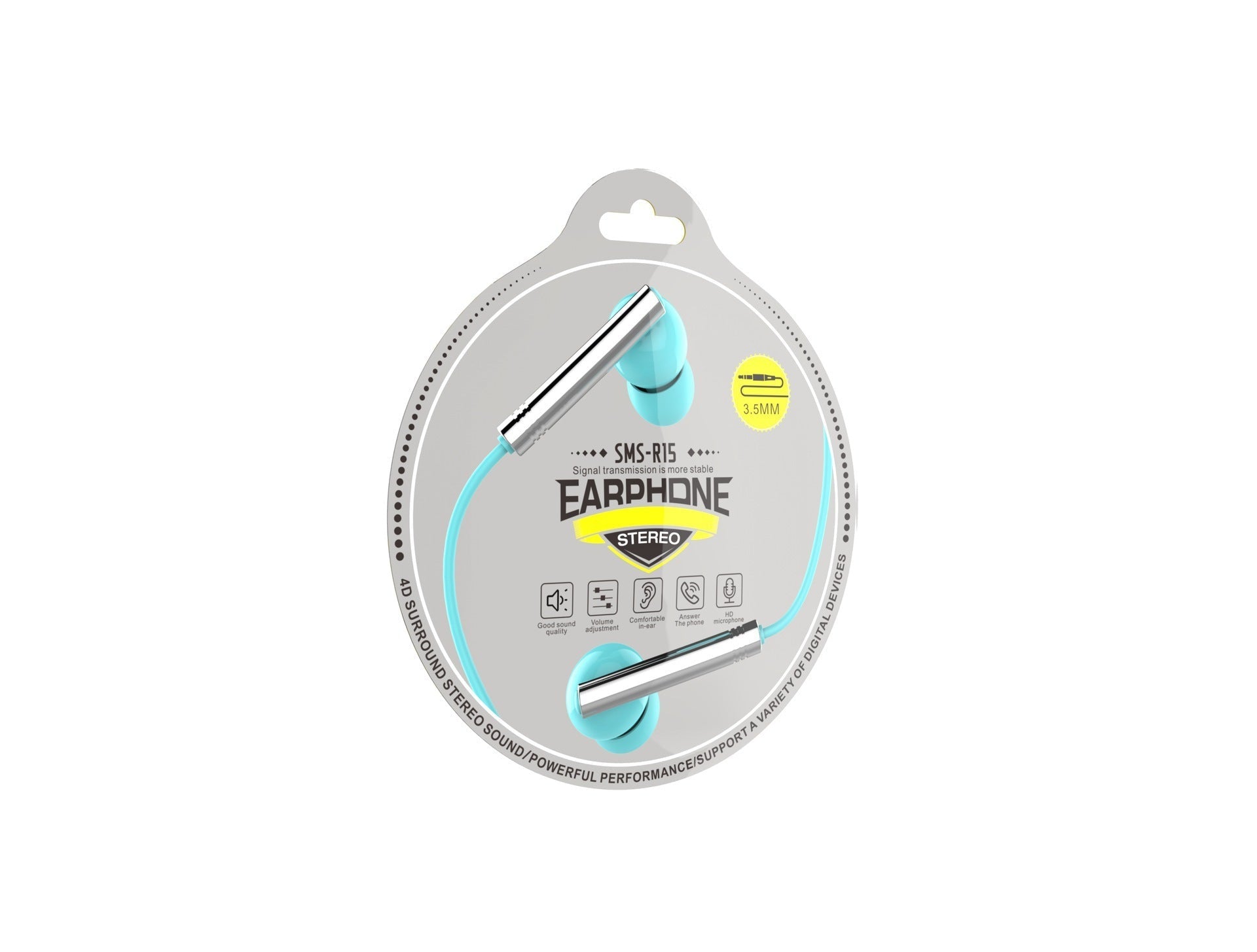 JMT-855178 In-Ear Wired Gaming Headset with In-Line Mic and 3.5mm Plug