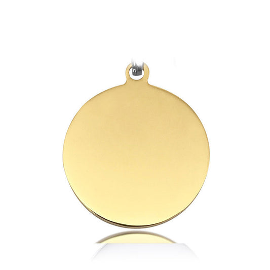 JMT-855178 Personalized Stainless Steel Anti-Lost Pet ID Tag - Durable, Custom Engravable Designs in Various Shapes