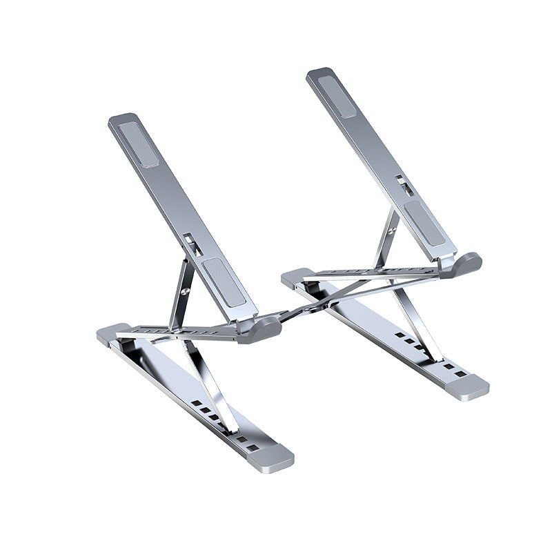 JMT-855370 Folding Aluminum Alloy Computer Stand Bracket with Silicone Grip – Supports Up to 80 kg