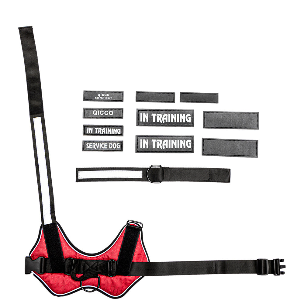 JMT-855690 Durable and Comfortable Pet Chest Harness with Leash - Lightweight, Scalable Design in Red, Black, and Pink