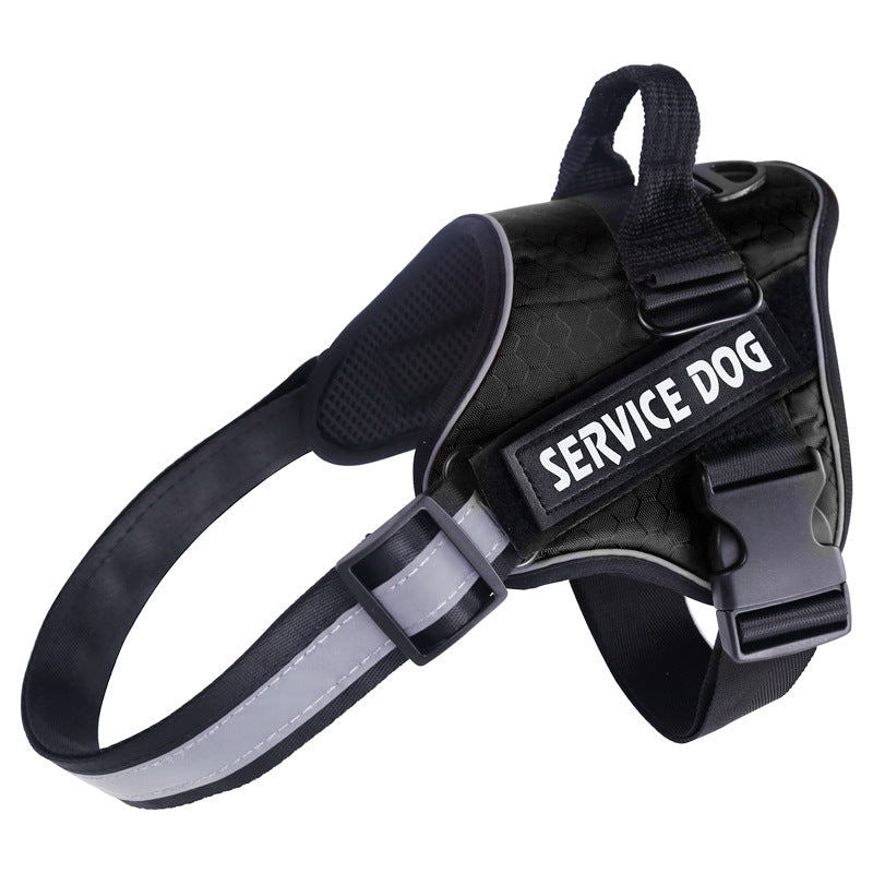JMT-855690 Durable and Comfortable Pet Chest Harness with Leash - Lightweight, Scalable Design in Red, Black, and Pink