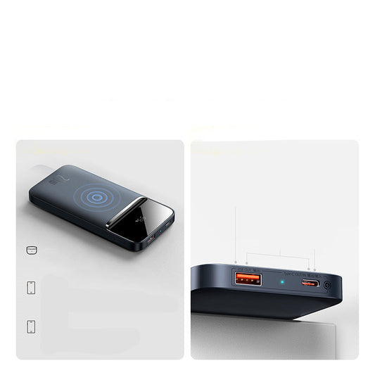 JMT-855690 Magnetic Wireless Fast Charging Power Bank, 10000mAh with Digital Display, PD & QC 20W