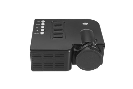 JMT-855690 Mini LED Projector UC28B - 50 Lumens, 320x180 Resolution, Compact and Portable with USB and TF Card Support