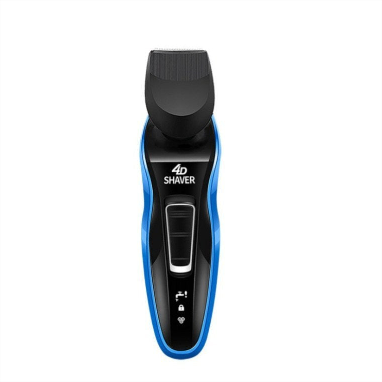 JMT-855754 4-in-1 Multifunctional Wet/Dry Men's Electric Shaver with 3D Floating Head and Rechargeable Battery