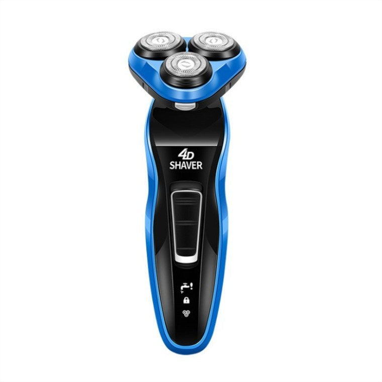 JMT-855754 4-in-1 Multifunctional Wet/Dry Men's Electric Shaver with 3D Floating Head and Rechargeable Battery
