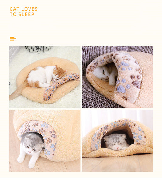 JMT-855818 Cozy Cat Sleeping Bag for All Seasons - Available in S and M Sizes