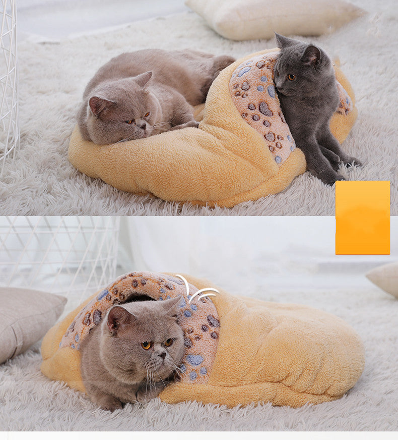 JMT-855818 Cozy Cat Sleeping Bag for All Seasons - Available in S and M Sizes