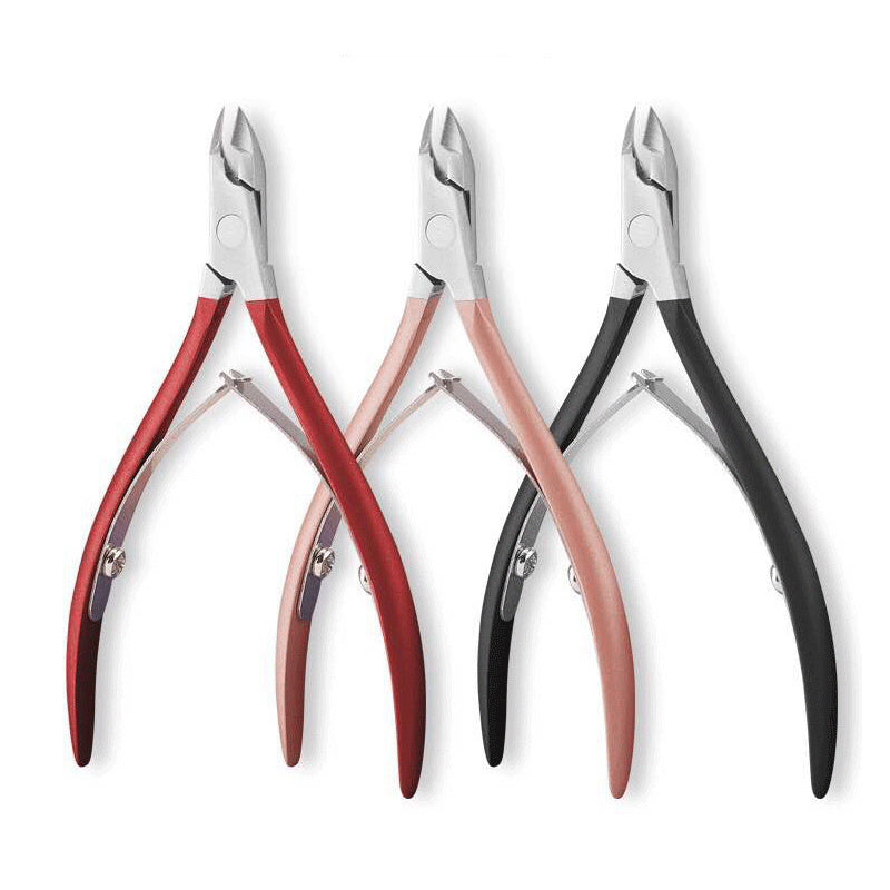 JMT-855818 Stainless Steel Dead Skin Cuticle Shears and Nail Tool Set for Adults - Three Colors Available