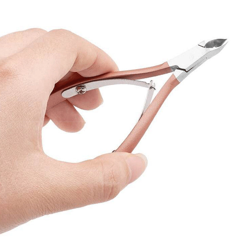 JMT-855818 Stainless Steel Dead Skin Cuticle Shears and Nail Tool Set for Adults - Three Colors Available