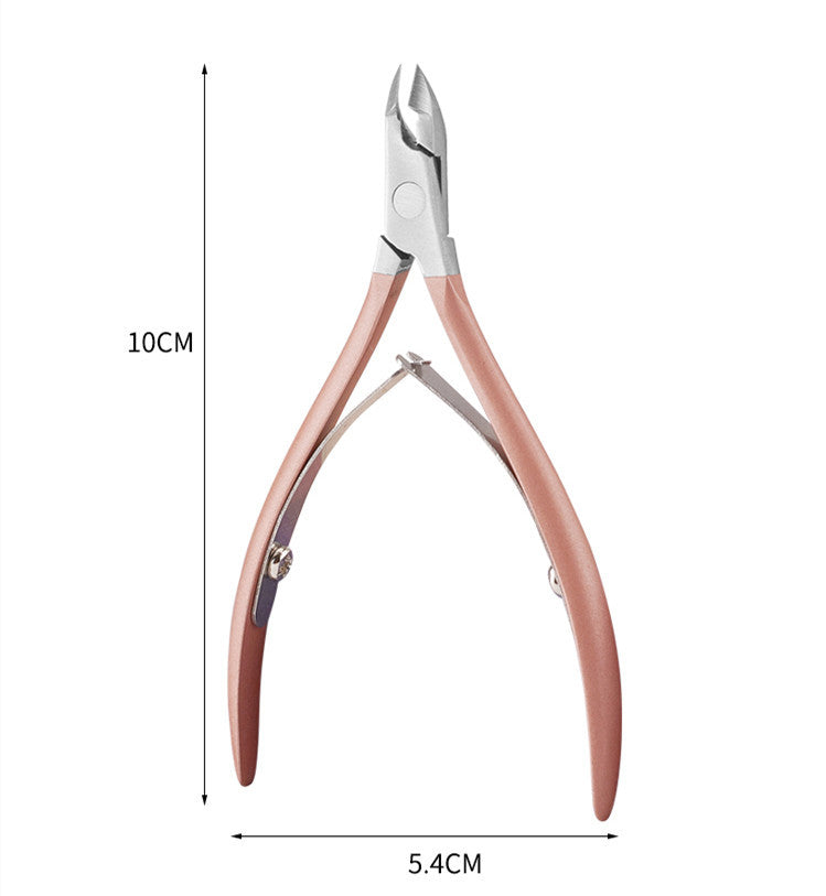 JMT-855818 Stainless Steel Dead Skin Cuticle Shears and Nail Tool Set for Adults - Three Colors Available
