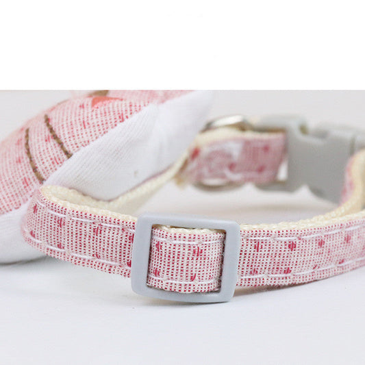 JMT-856330 Multicolor Random Cat Bow Tie Collars - 12 Pack, Polyester Casual Design