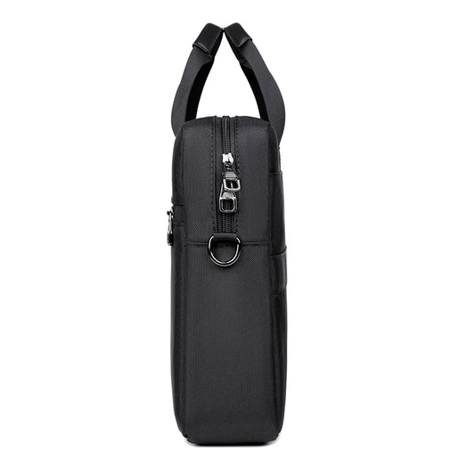 JMT-856330 Premium Expandable Waterproof Laptop Briefcase – Versatile Shoulder Messenger Bag for Business Travel