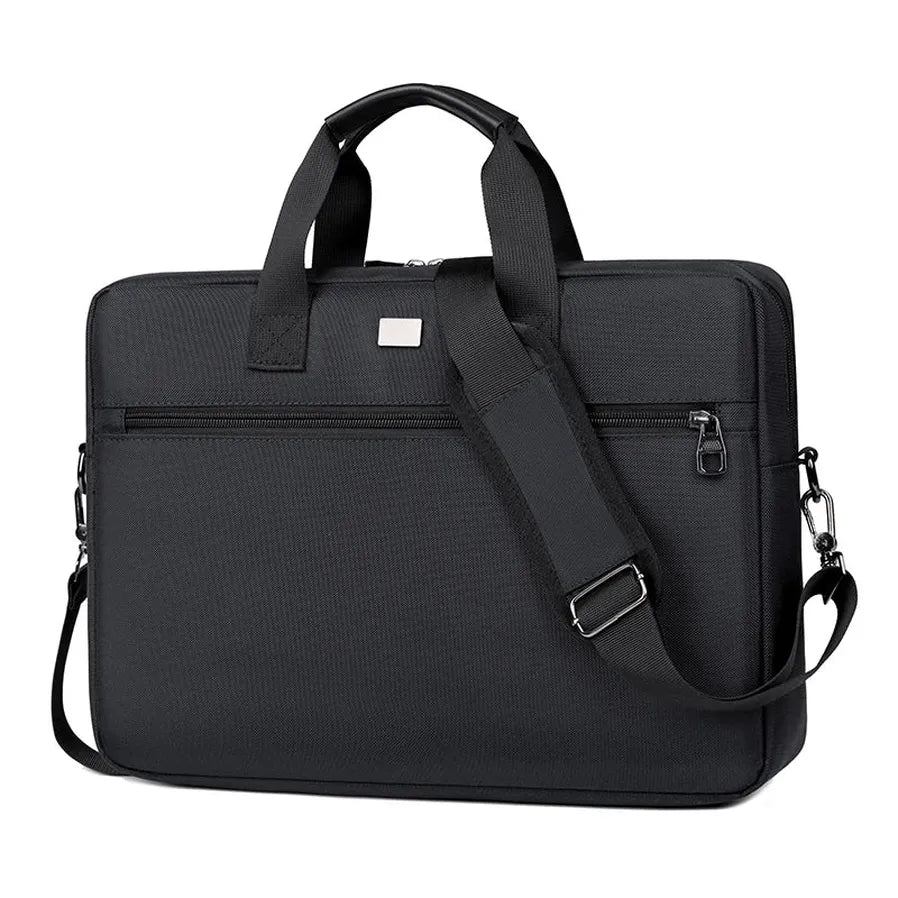JMT-856330 Premium Expandable Waterproof Laptop Briefcase – Versatile Shoulder Messenger Bag for Business Travel