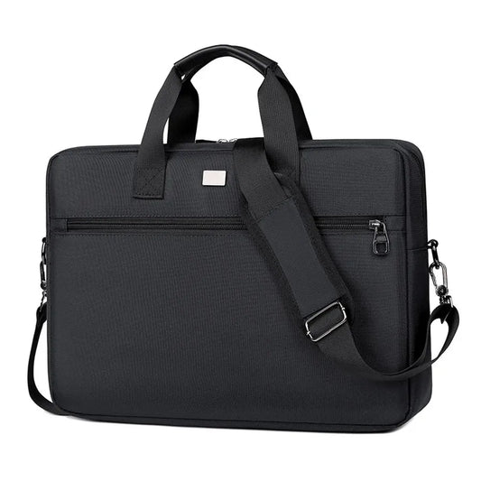 JMT-856330 Premium Expandable Waterproof Laptop Briefcase – Versatile Shoulder Messenger Bag for Business Travel
