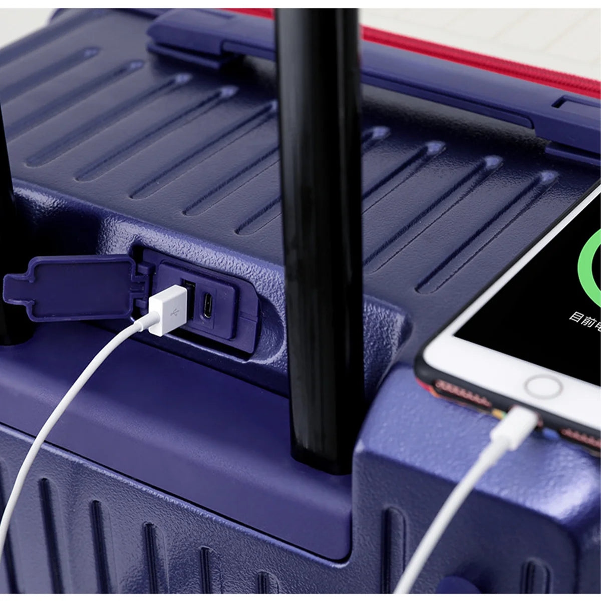 JMT-856394 Large Capacity Luggage Suitcase with USB Charging Port for Travel Convenience