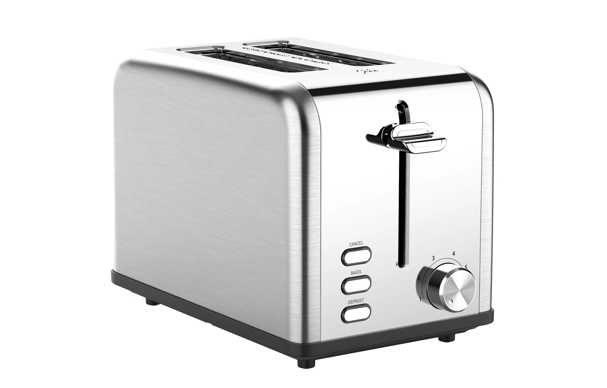 JMT-856458 Compact Stainless Steel 2 Slice Bread Toaster with Extra Wide Slots and Grill功能