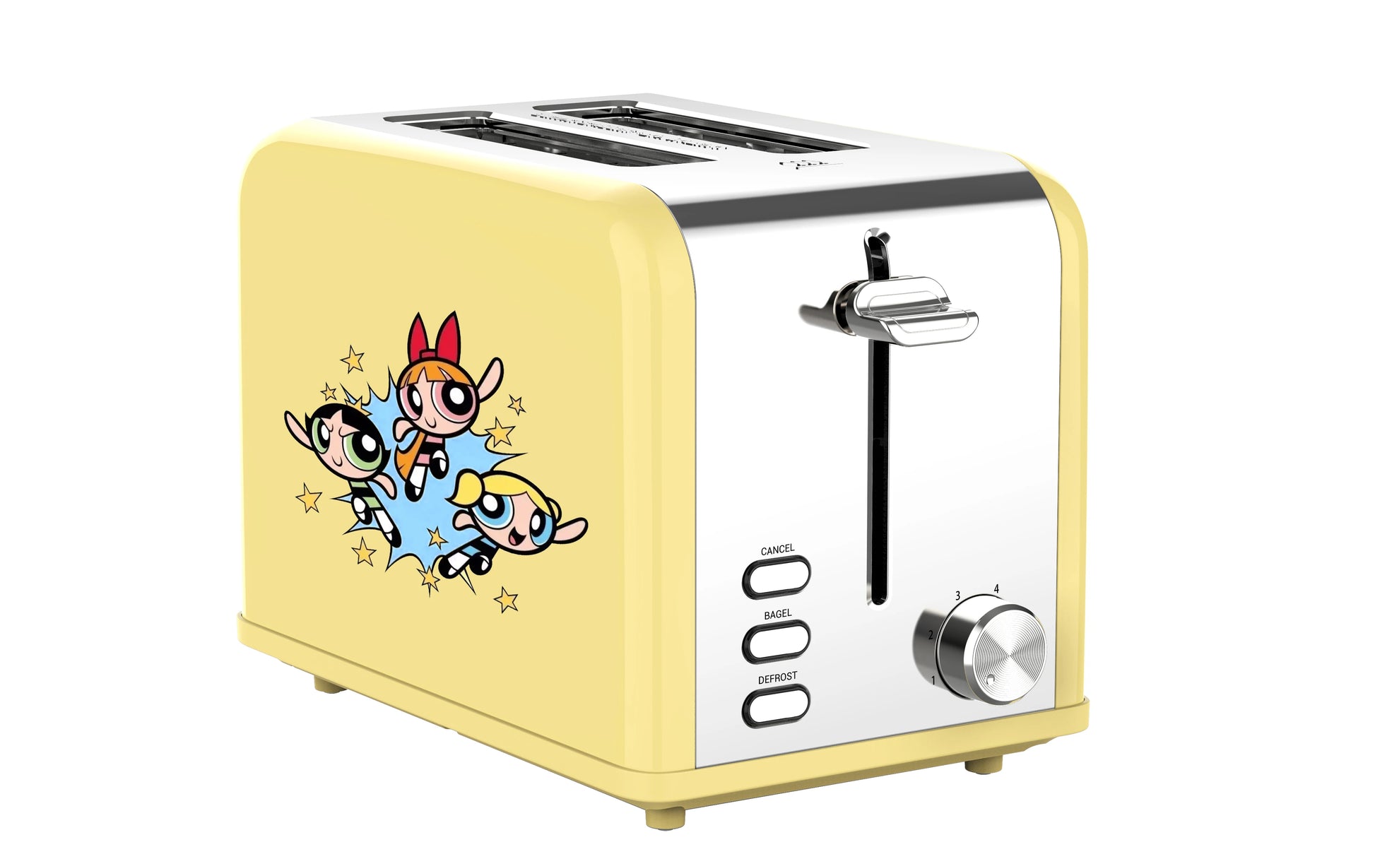 JMT-856458 Compact Stainless Steel 2 Slice Bread Toaster with Extra Wide Slots and Grill功能