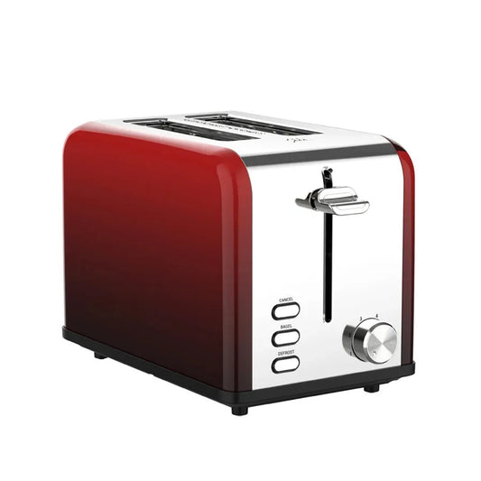 JMT-856458 Compact Stainless Steel 2 Slice Bread Toaster with Extra Wide Slots and Grill功能