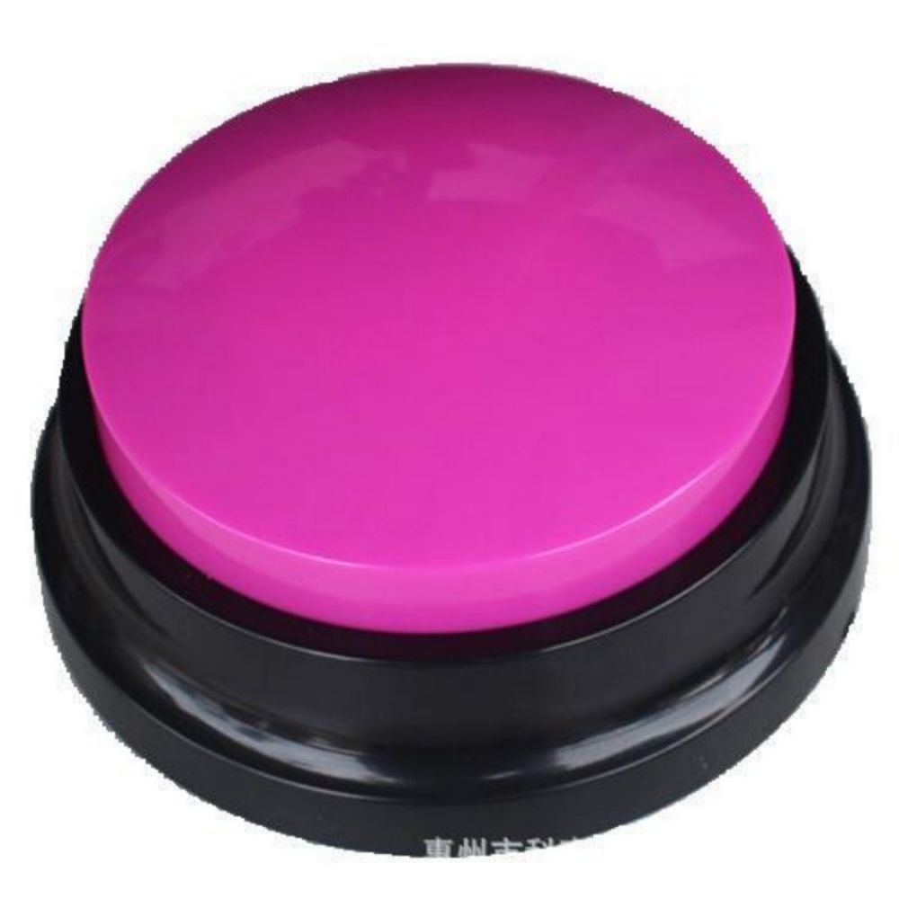JMT-856650 Voice Recording Buzzer for Dog Training - 30 Second Playback Button Toy