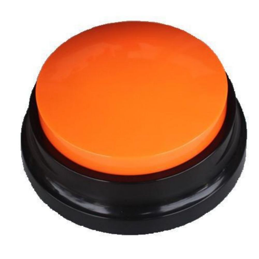 JMT-856650 Voice Recording Buzzer for Dog Training - 30 Second Playback Button Toy