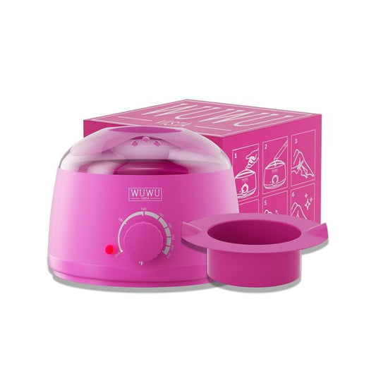 JMT-856906 200CC Wax Warmer with 7oz Silicone Bowl - Portable Hair Removal Heater for Effortless At-Home Waxing