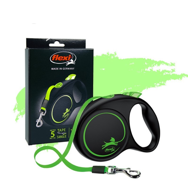 JMT-857162 Fluorescent Green 5M Traction Rope for Outdoor Pet Activities