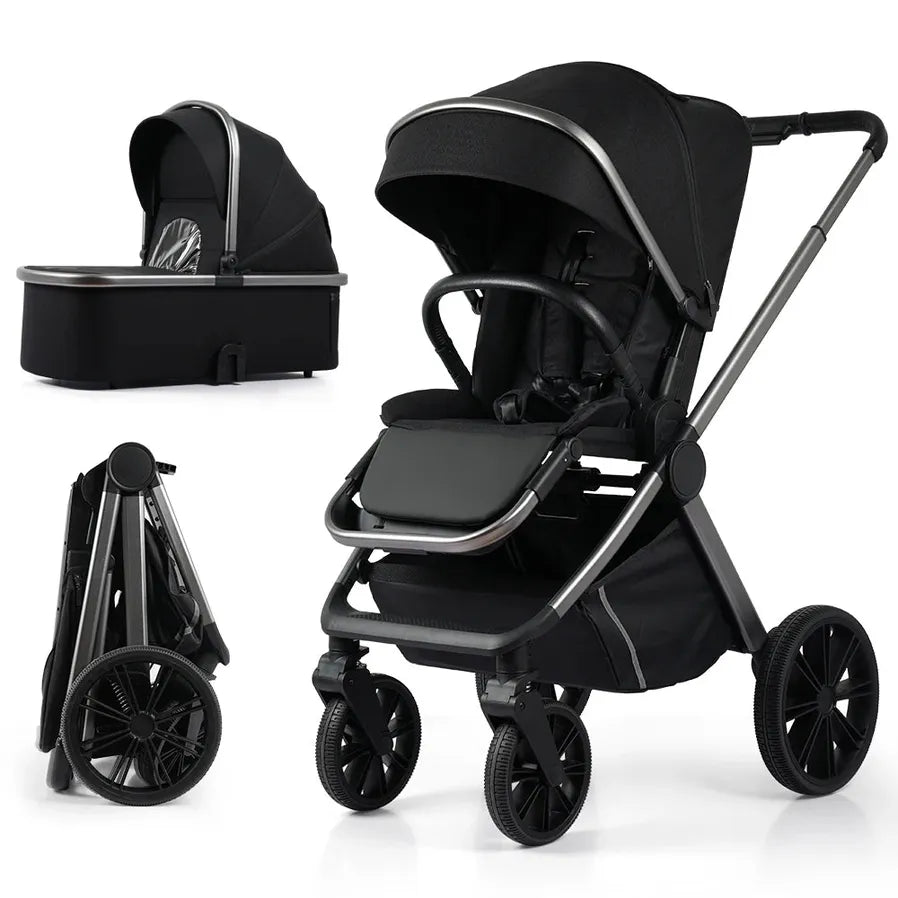 JMT-857674 3-in-1 Lightweight Foldable Stroller with Car Seat for Infants and Toddlers