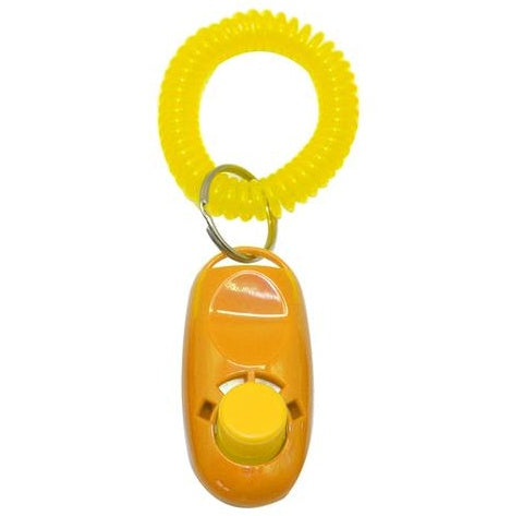 JMT-857802 Dog Training Clicker with Key Ring and Wrist Strap in Various Colors