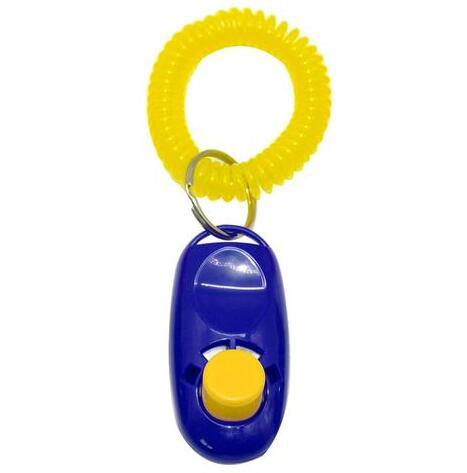 JMT-857802 Dog Training Clicker with Key Ring and Wrist Strap in Various Colors