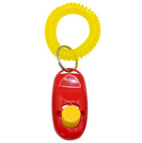 JMT-857802 Dog Training Clicker with Key Ring and Wrist Strap in Various Colors