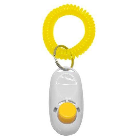 JMT-857802 Dog Training Clicker with Key Ring and Wrist Strap in Various Colors