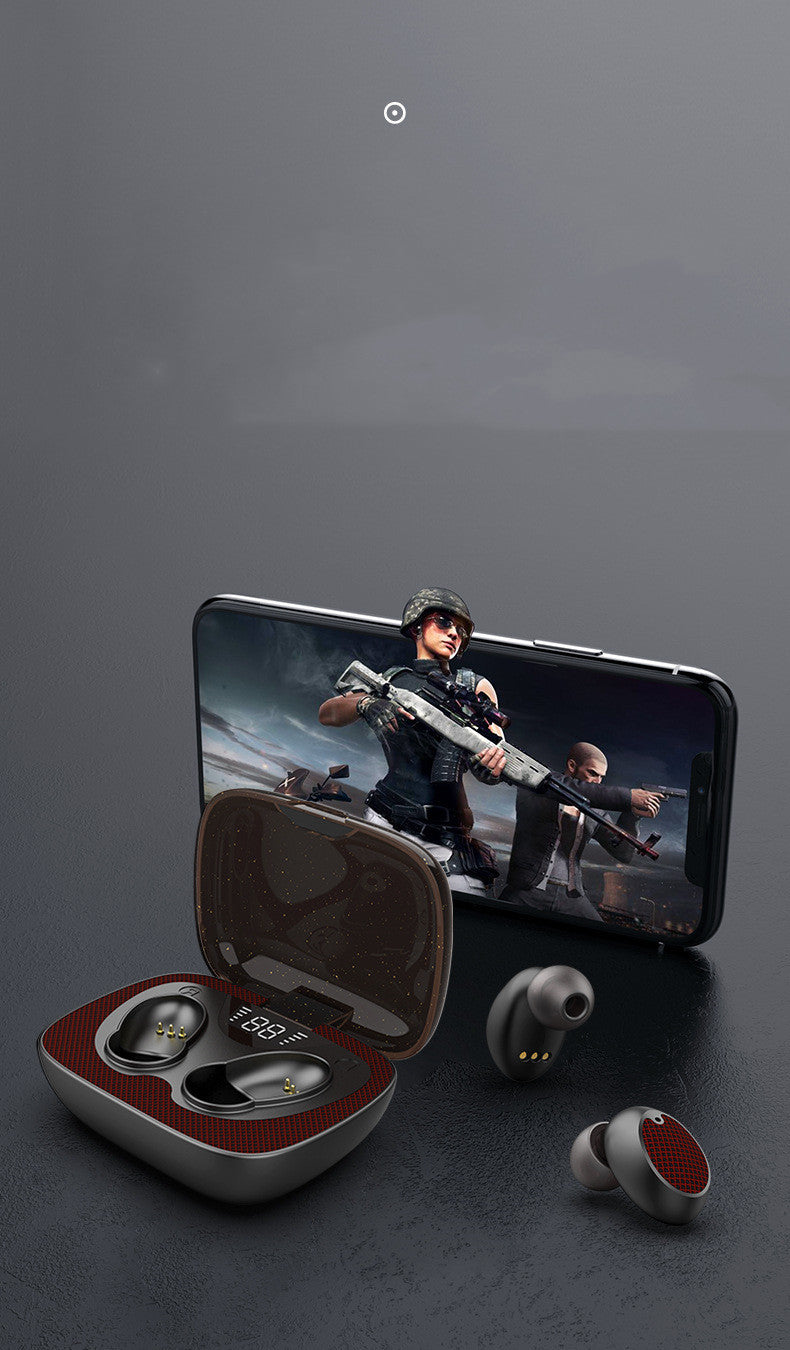 JMT-857994 TWS Bluetooth Headset ES02 with USB Charging Case and Multiple Ear Tips