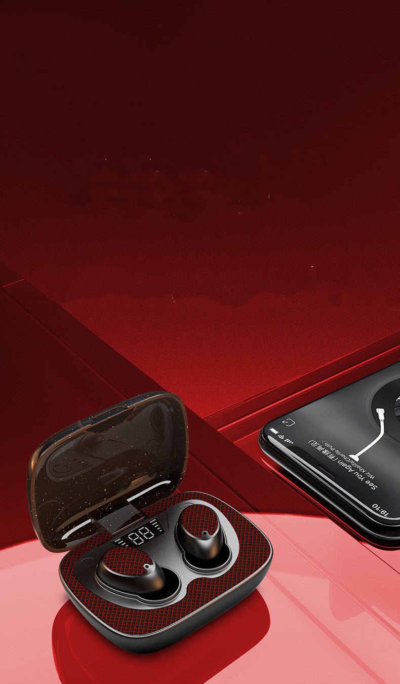 JMT-857994 TWS Bluetooth Headset ES02 with USB Charging Case and Multiple Ear Tips