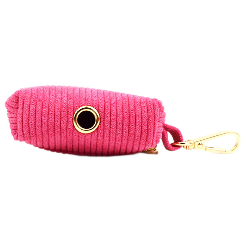 JMT-857994 Velvet Fabric Dog Collar with Adjustable Sizing and Accessories