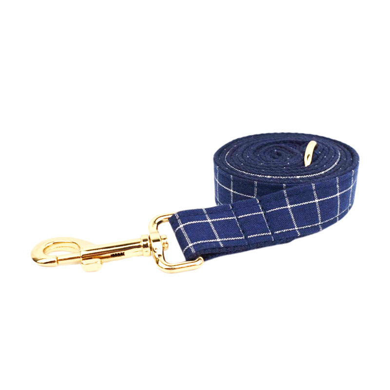 JMT-857994 Velvet Fabric Dog Collar with Adjustable Sizing and Accessories