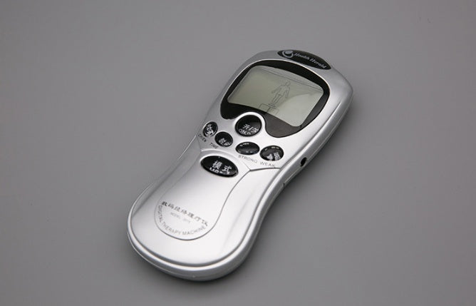 JMT-858058 Digital Meridian Physiotherapy Multi-Function Portable Pulse Massager with Self-Adhesive Electrode Pads