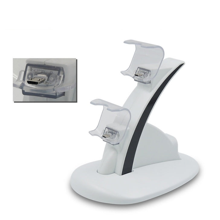 JMT-858122 Dual Charging Dock for PS4 Controllers with Blue LED Indicator