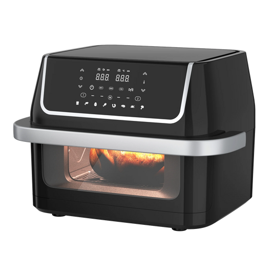 JMT-858570 10L Dual-Core Air Fryer with Digital Control and Pre-set Functions for Healthy Cooking