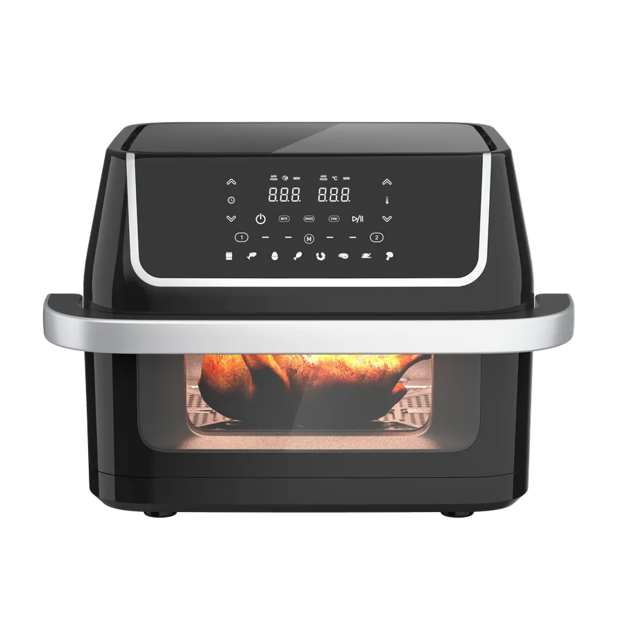 JMT-858570 10L Dual-Core Air Fryer with Digital Control and Pre-set Functions for Healthy Cooking