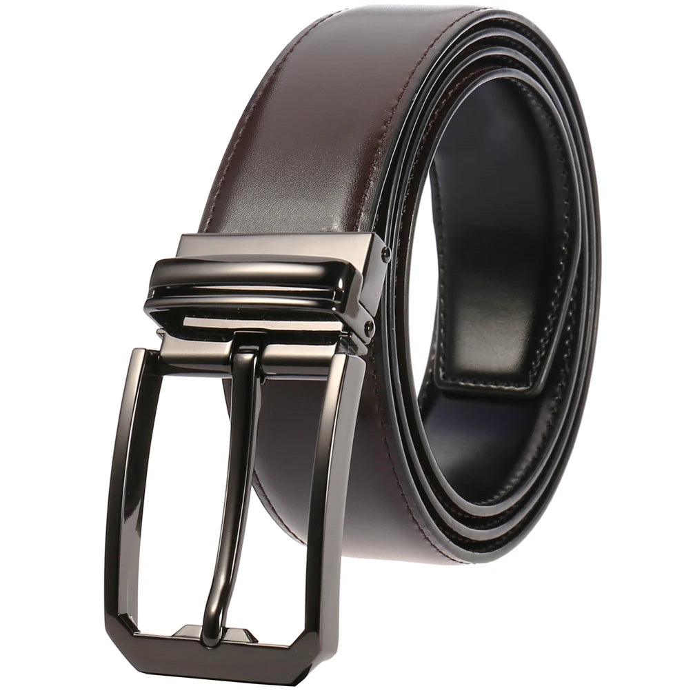 JMT-858570 Elegant Men’s Pin Buckle Leisure Belt - Model LY35-3557-1