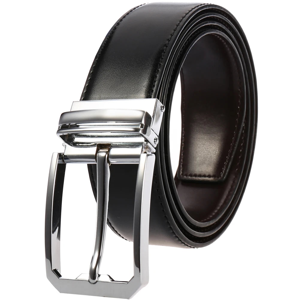 JMT-858570 Elegant Men’s Pin Buckle Leisure Belt - Model LY35-3557-1