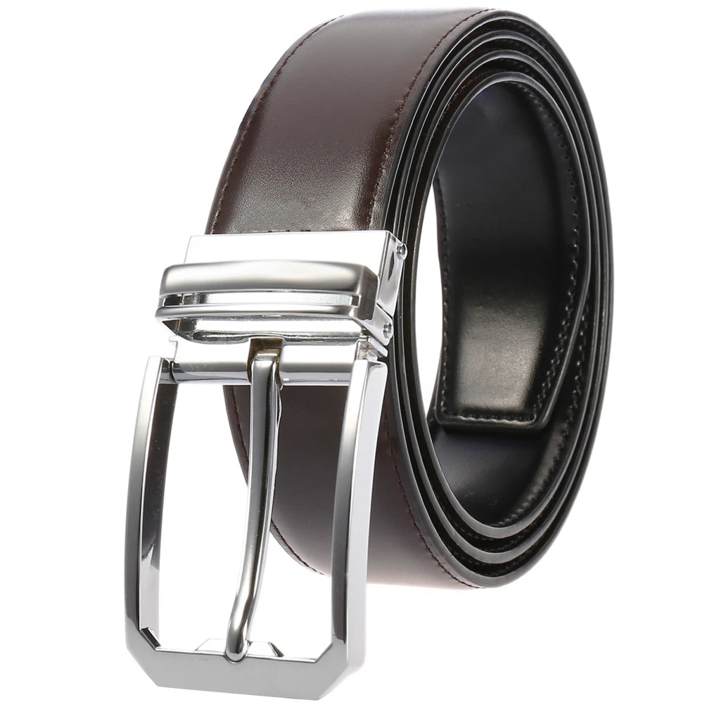 JMT-858570 Elegant Men’s Pin Buckle Leisure Belt - Model LY35-3557-1