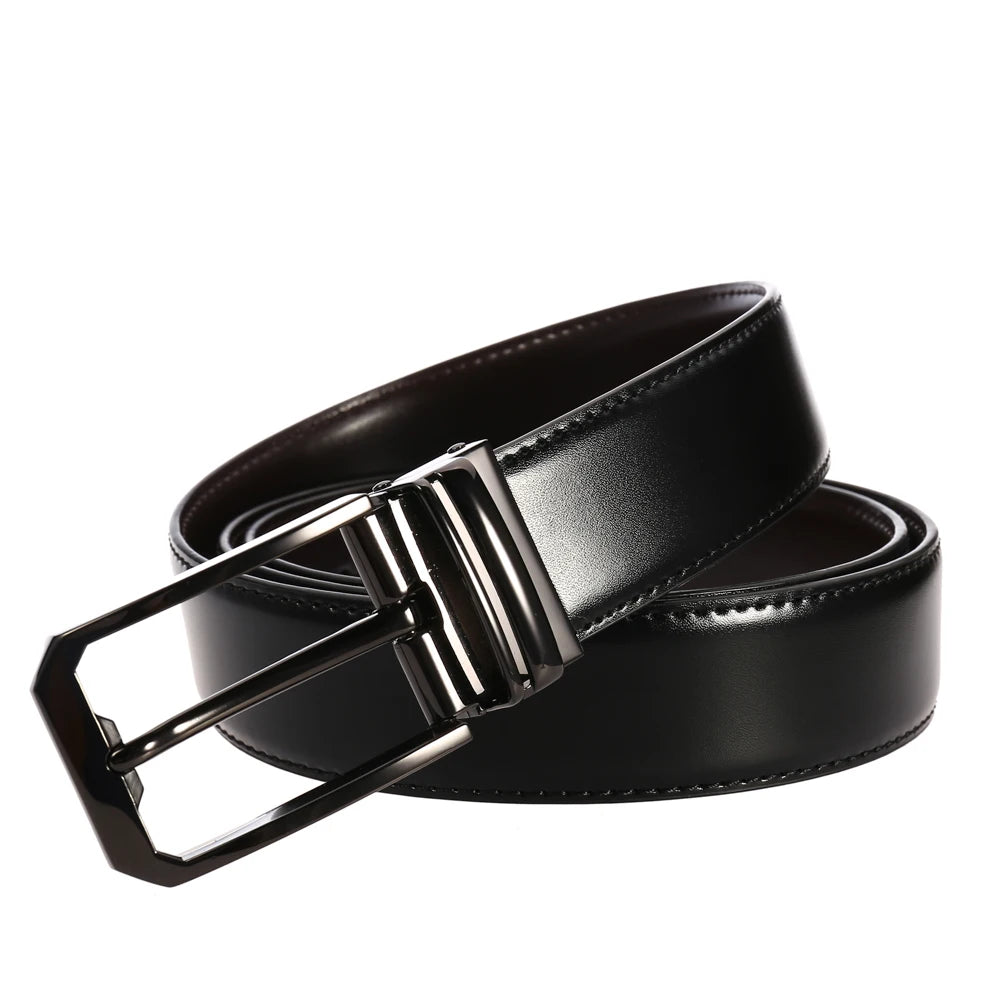 JMT-858570 Elegant Men’s Pin Buckle Leisure Belt - Model LY35-3557-1