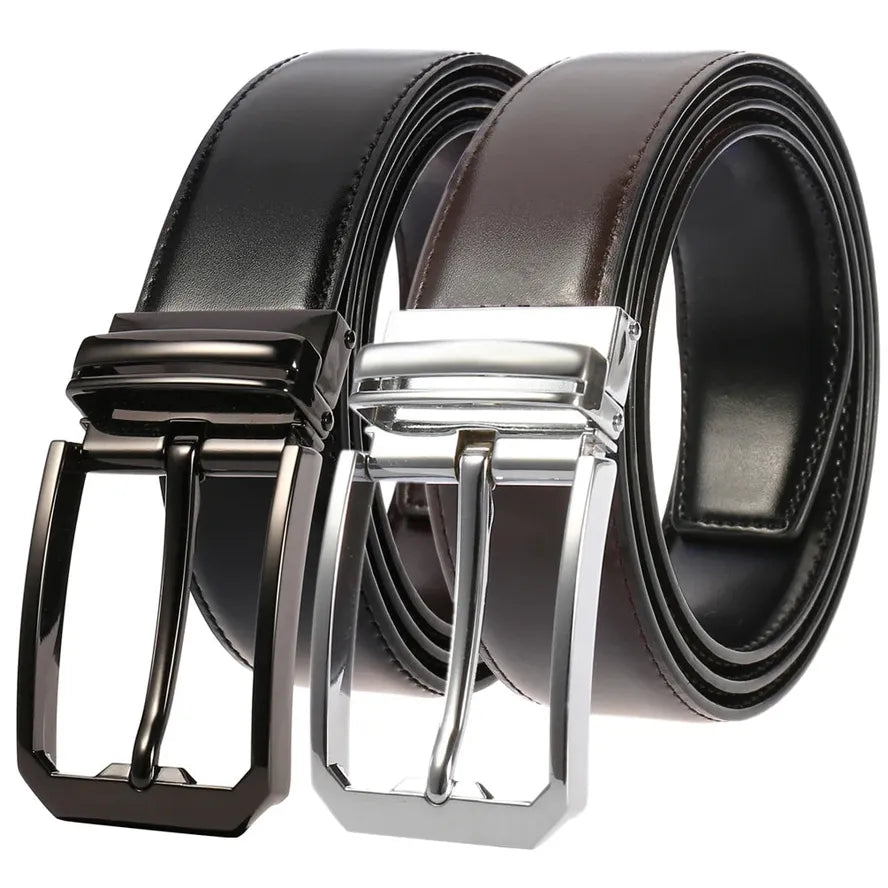 JMT-858570 Elegant Men’s Pin Buckle Leisure Belt - Model LY35-3557-1