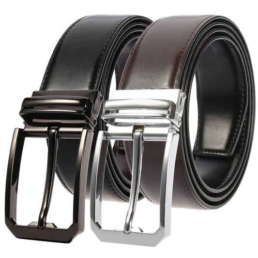 JMT-858570 Elegant Men’s Pin Buckle Leisure Belt - Model LY35-3557-1