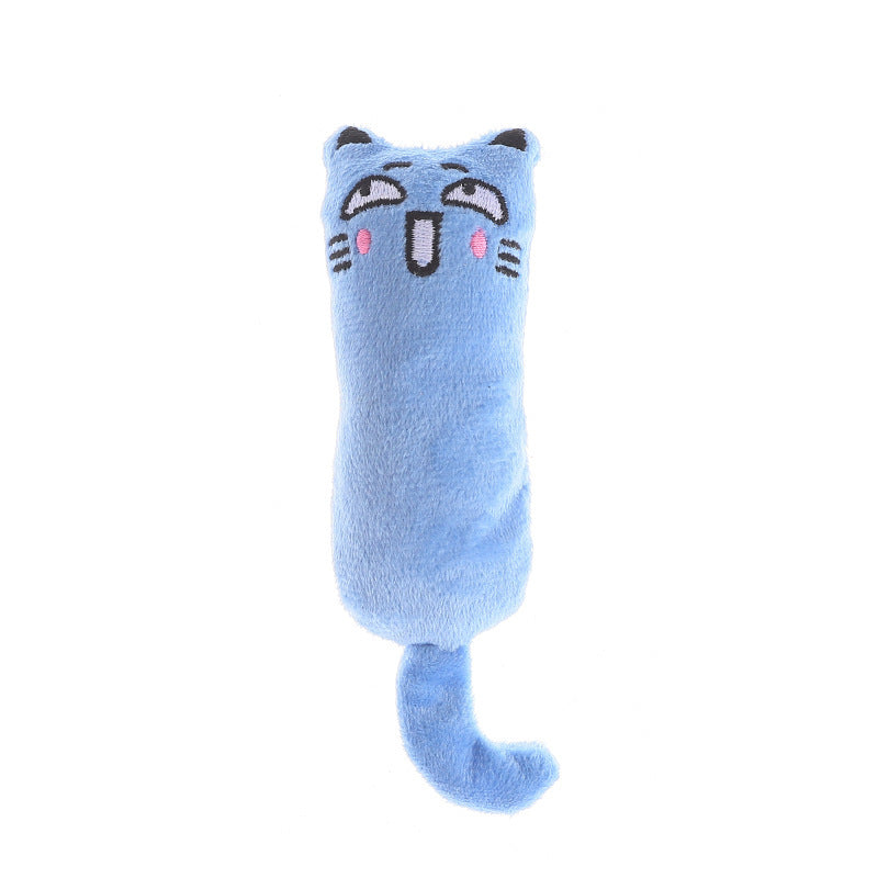 JMT-858634 Bite-Resistant Cat Toy with Mint Scent and Crinkly Texture – Multiple Expressions Available