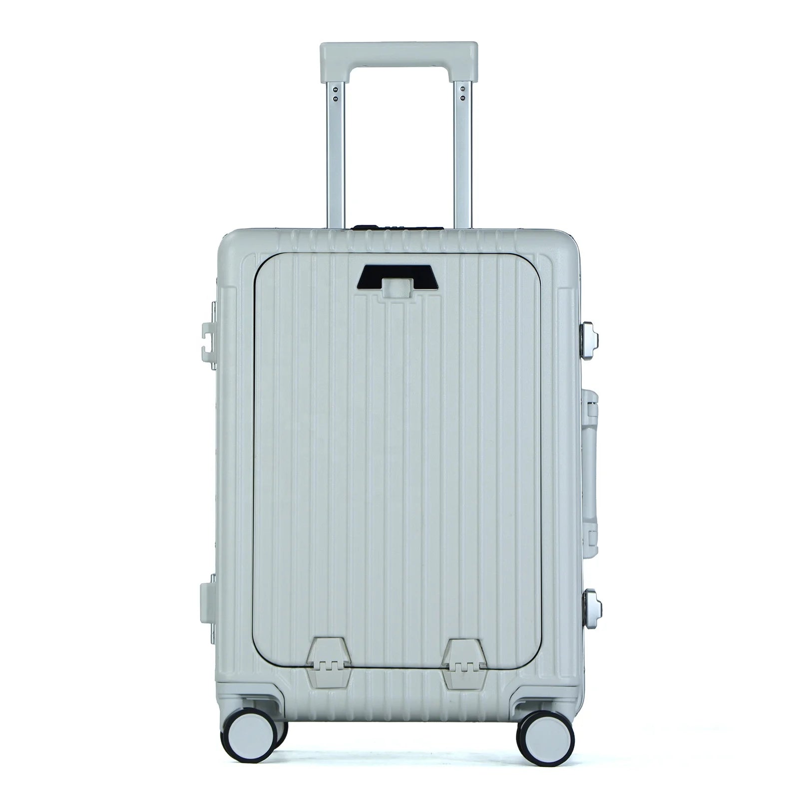 JMT-858698 Custom Lightweight 4-Wheel Trolley Luggage with Aluminium Frame for Travel